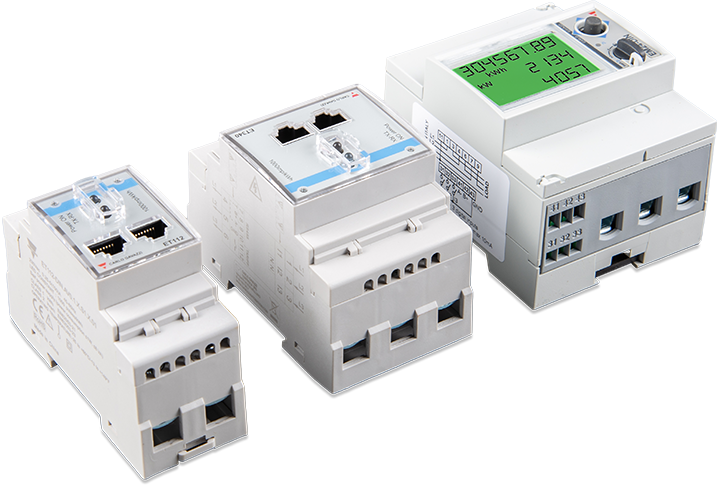 Medidores de energia ET112, ET340, EM24 Ethernet e EM540